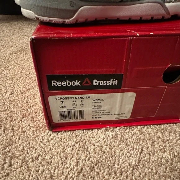 Reebok CrossFit Nano 4.0 Women’s  - Mint Green and Black size 7 - Picture 7 of 7